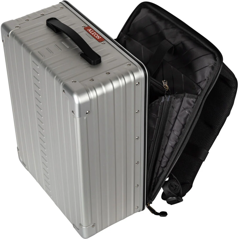 Aleon Hard Aluminum Backpack (17", Platinum) - Image 2