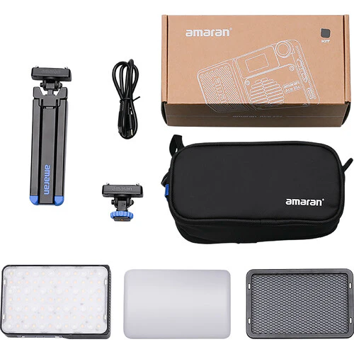amaran Ace 25c RGB LED Light Panel All-in-One Creator Kit (Charcoal) - Image 13