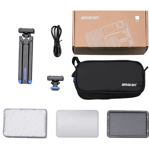 amaran Ace 25c RGB LED Light Panel All-in-One Creator Kit (Silver) - Image 13
