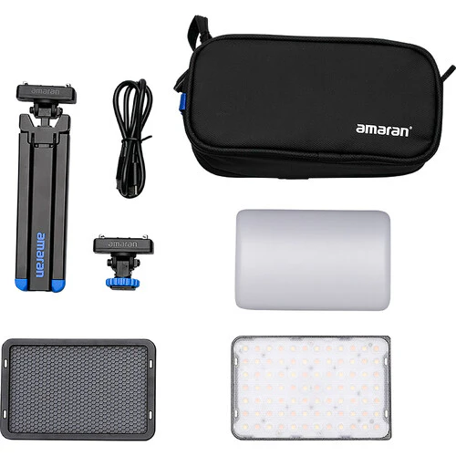 amaran Ace 25x Bi-Color LED Light Panel All-in-One Creator Kit (Silver) - Image 2