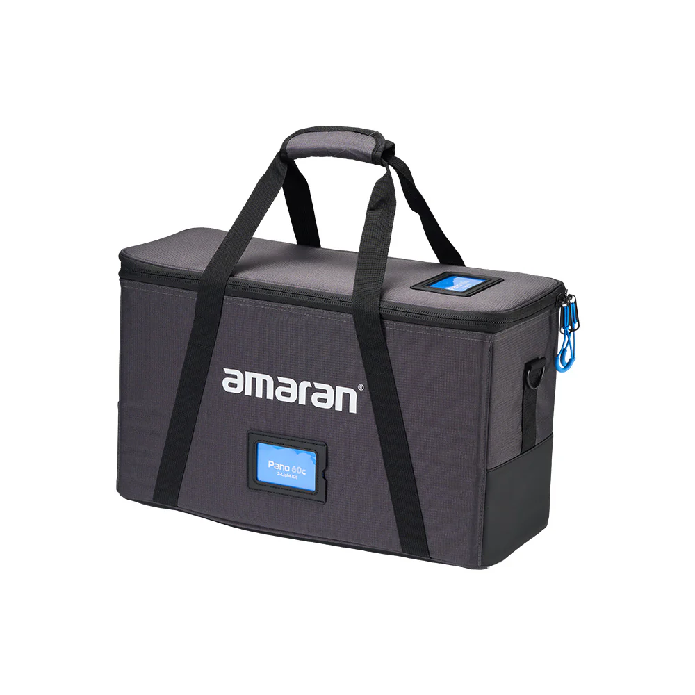 amaran Pano 60c RGB COB Mobile Light Panel (2-Light Kit, Charcoal) - Image 9
