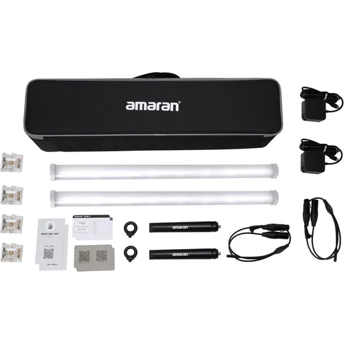 amaran PT2c RGB LED Light Tube 2-Light Production Kit (2')