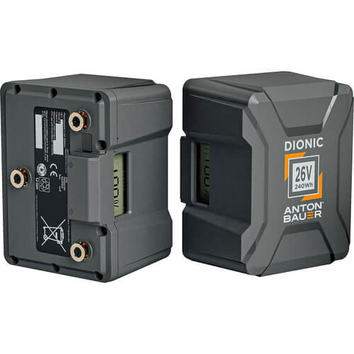 Anton Bauer Dionic 240Wh 26V Gold Mount Plus Battery - Image 4