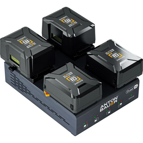 Anton Bauer QUAD 6A 4-Position Multi-Voltage Charger (V-Mount) - Image 3