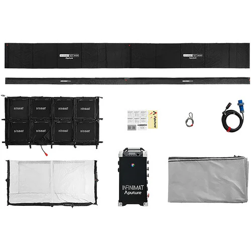 Aputure INFINIMAT LED with Clear Softbox & 1600W Control Box Pack (20 x 20') - Image 2