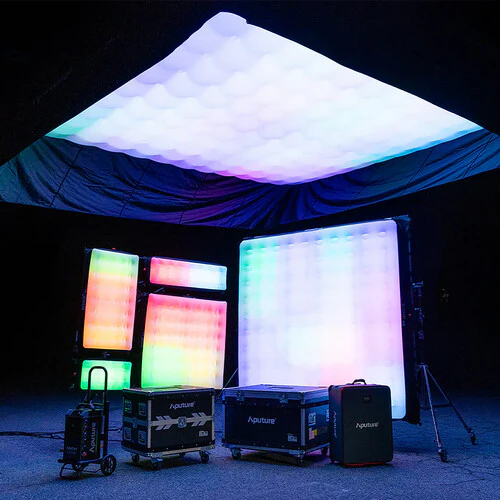 Aputure INFINIMAT LED with Clear Softbox & 1600W Control Box Pack (20 x 20') - Image 4
