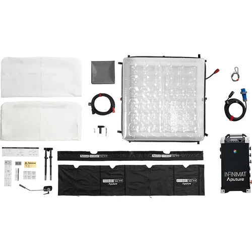 Aputure INFINIMAT LED with Clear Softbox & 1600W Control Box Pack (4 x 4') - Image 7