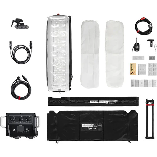 Aputure INFINIMAT LED with Clear Softbox & 400W Control Box Pack (1 x 4', V-Mount) - Image 9