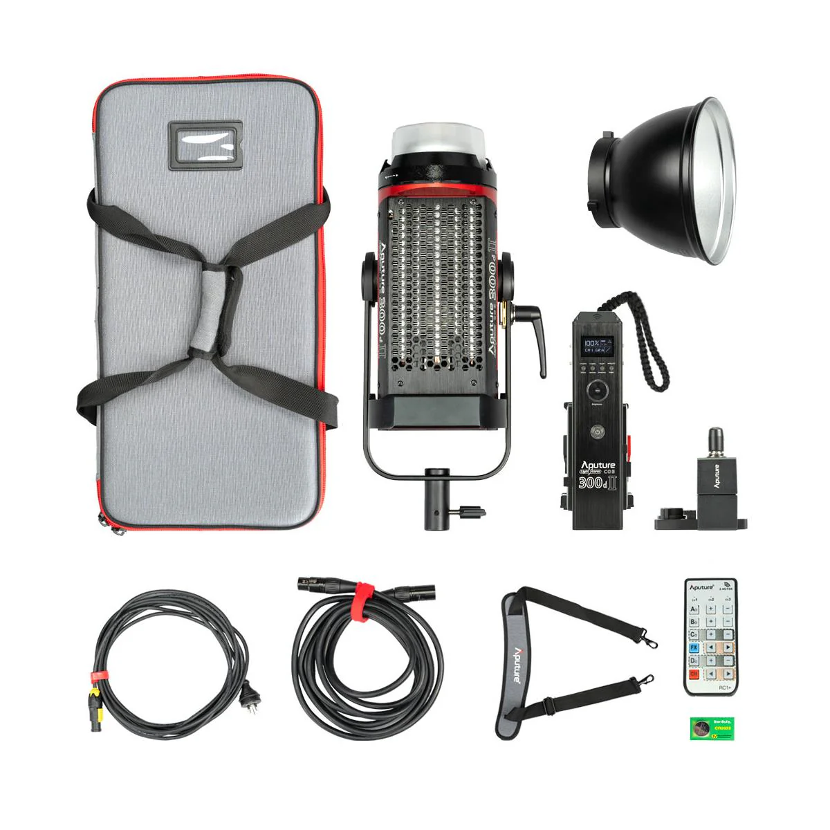 Aputure Light Storm C300d Mark II LED Light Kit with Gold Mount Battery Plate (*OPEN BOX*) - Image 9