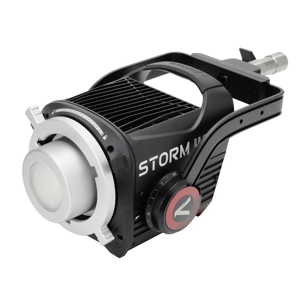 Aputure STORM 400x Bi-Color LED Monolight (Gold Mount) - Image 3