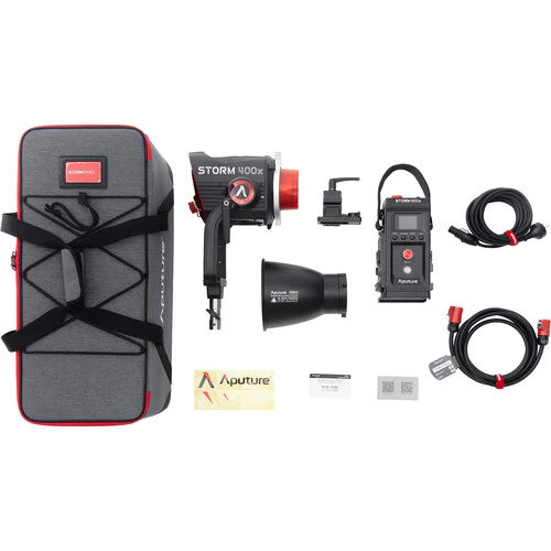 Aputure STORM 400x Bi-Color LED Monolight (V-Mount) - Image 15