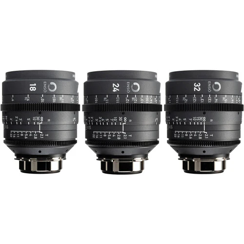 ARRI Ensō Prime 18, 24 & 32mm 3-Lens Set (ARRI LPL, Feet)