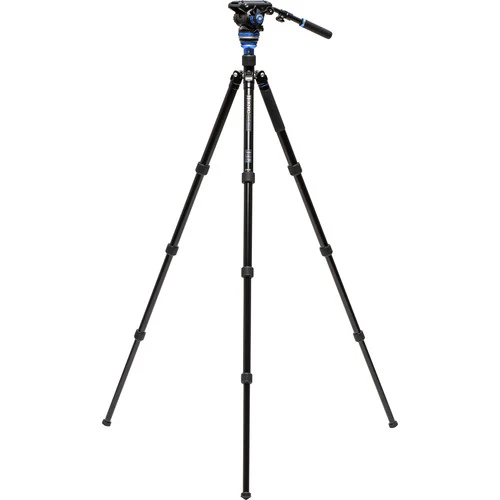 Benro A3883 Reverse-Folding Aluminum Travel Tripod with S6Pro Fluid Video Head - Image 2