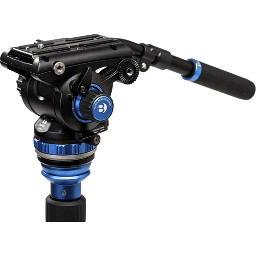 Benro A3883 Reverse-Folding Aluminum Travel Tripod with S6Pro Fluid Video Head - Image 5
