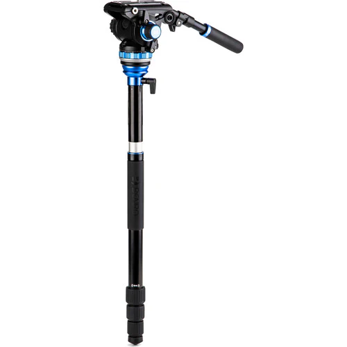 Benro A3883 Reverse-Folding Aluminum Travel Tripod with S6Pro Fluid Video Head - Image 7