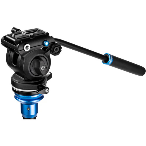 Benro Aluminum Tripod with S2 PRO 60mm Flat Base Video Head - Image 6