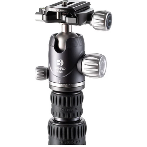 Benro Bat One Series Carbon Fiber Travel Tripod with VX20 Ball Head (65.2") - Image 2