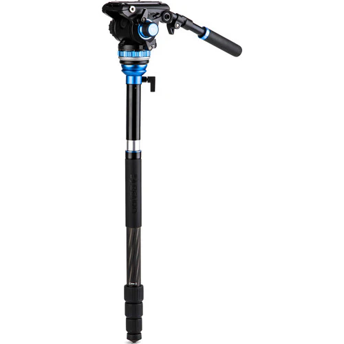 Benro C3883 Reverse-Folding Carbon Fiber Travel Tripod with S6Pro Fluid Video Head - Image 5