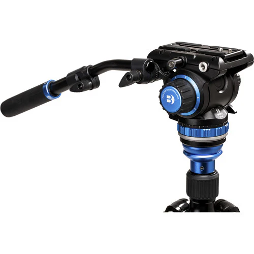 Benro C3883 Reverse-Folding Carbon Fiber Travel Tripod with S6Pro Fluid Video Head - Image 8