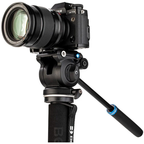 Benro Classic Video Monopod with S2 Pro Flat Base Fluid Video Head - Image 4