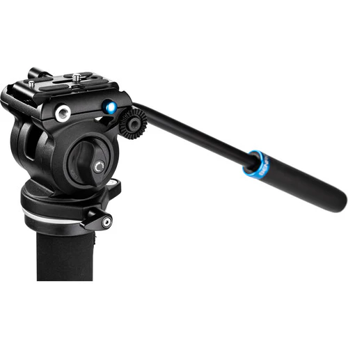 Benro Classic Video Monopod with S2 Pro Flat Base Fluid Video Head - Image 5