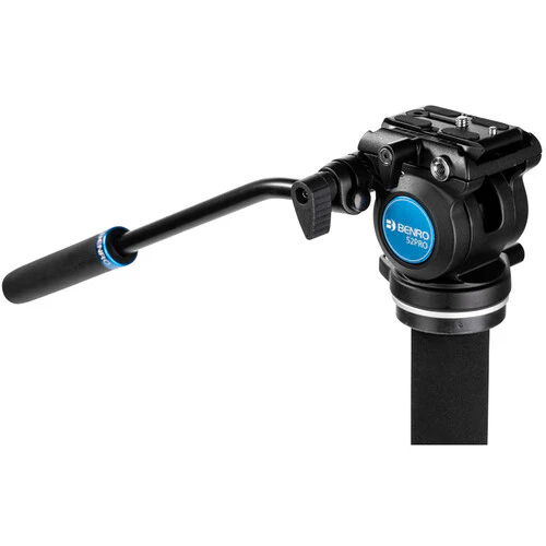 Benro Classic Video Monopod with S2 Pro Flat Base Fluid Video Head - Image 6