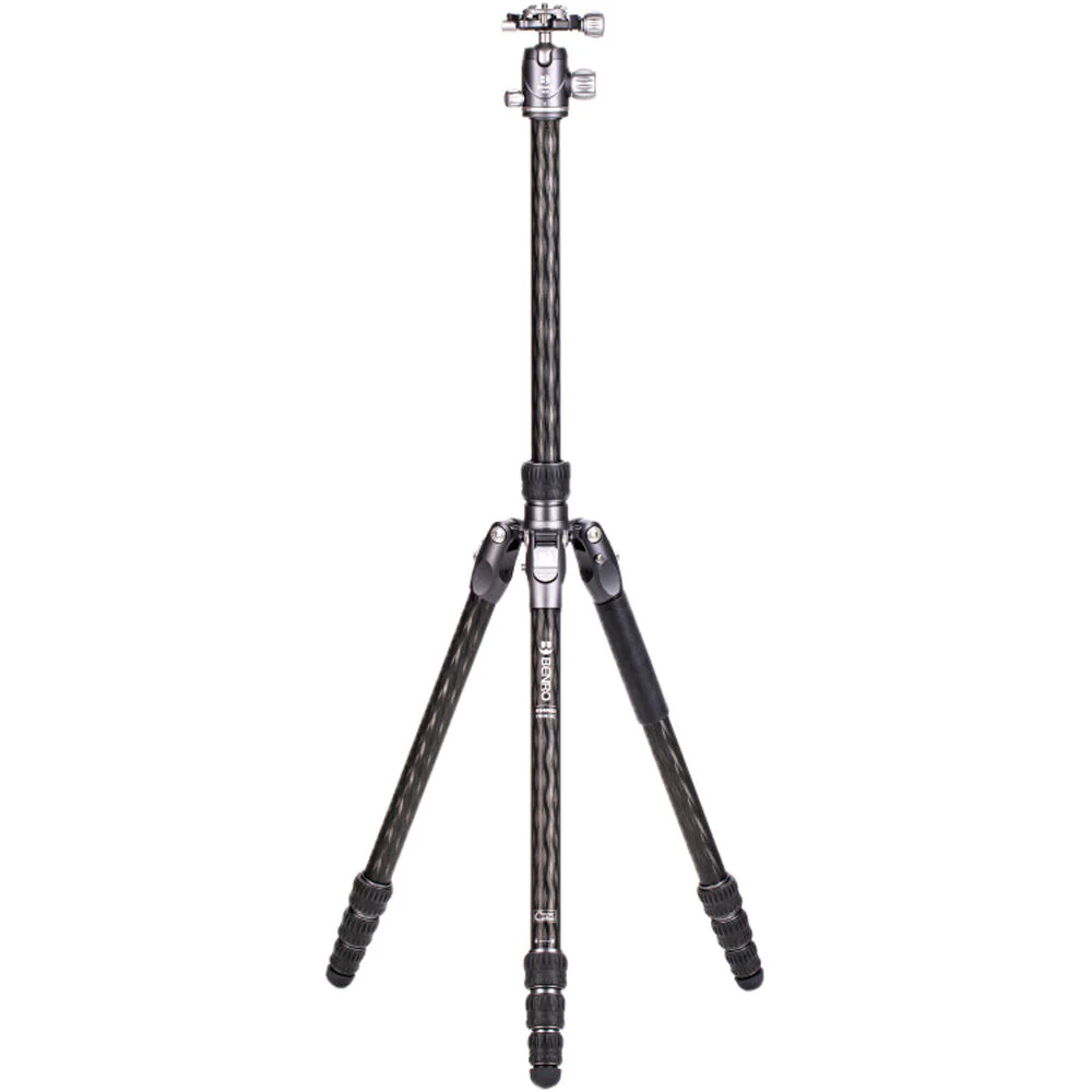 Benro Rhino Carbon Fiber Three Series Travel Tripod with VX30 Head (68.75") - Image 3