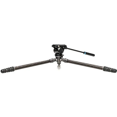 Benro Tortoise Carbon Fiber 2 Series Tripod System with S4Pro Video Head (62.4") - Image 5
