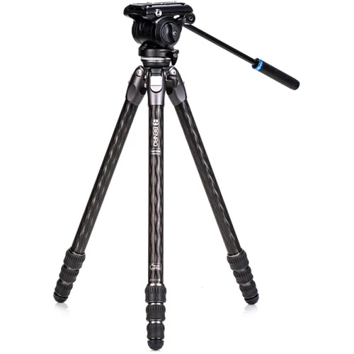 Benro Tortoise Carbon Fiber 3 Series Tripod System with S4Pro Video Head (64.37")