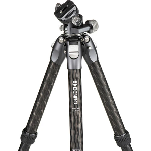 Benro Tortoise Columnless Carbon Fiber Three Series Tripod with GX35 Ball Head (61.42") - Image 2