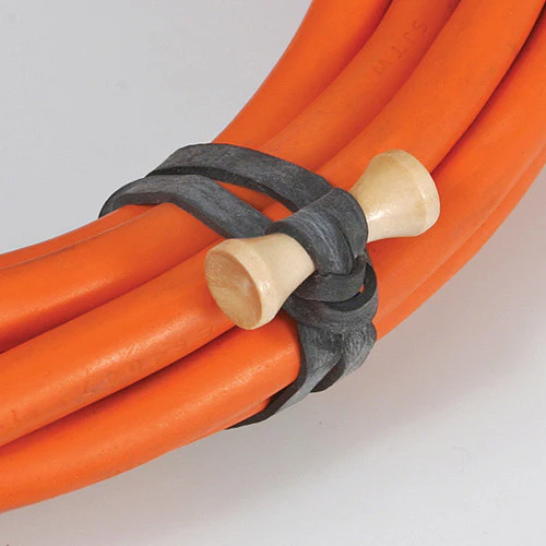 BongoTies Standard 5" Elastic Cable Ties (10 Pack) - Black - Image 4