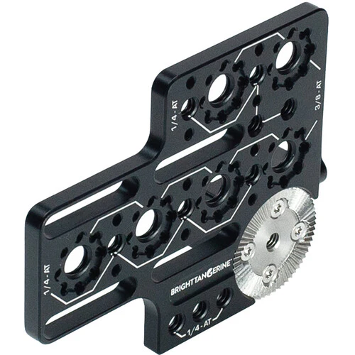 Bright Tangerine Cheese Plate with NATO Clamp for RED KOMODO Camera