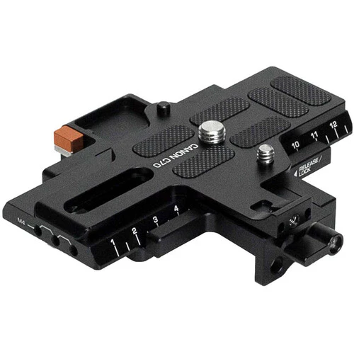 Bright Tangerine DJI Riser Kit for 15mm Baseplate & Canon C70 - Image 2