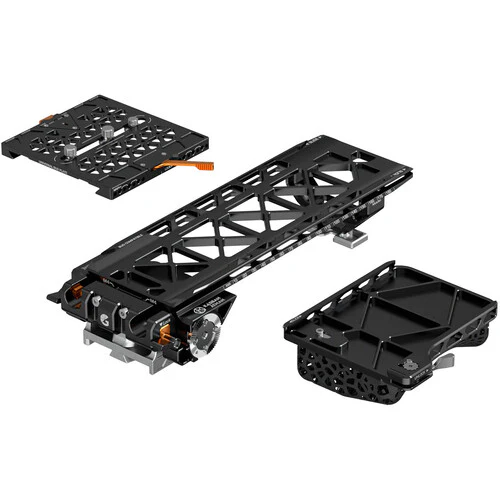 Bright Tangerine KASBAH Atman Shoulder Rig Narrow VCT-14 Kit with Single-Axis Shoulder Pad & Universal BUD Plate - Image 2
