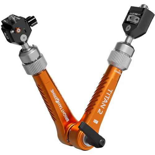 Bright Tangerine Titan Arm 2 (3/8"-16 Anti-Twist to NATO, Tangerine)