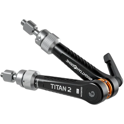 Bright Tangerine Titan Arm 2 (3/8"-16 to 1/4"-20, London Fog Black) - Image 2