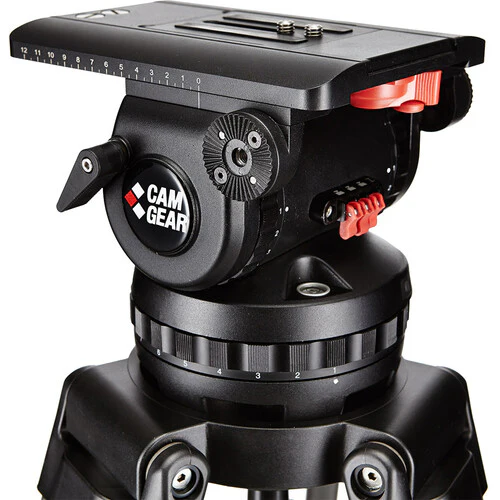 Camgear V35P EFP CF/MS Fluid Head and Carbon Fiber Tripod System (150mm) - Image 2
