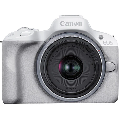 Canon EOS R50 Mirrorless Camera with 18-45mm Lens (White) - Image 7