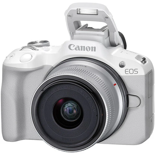 Canon EOS R50 Mirrorless Camera with 18-45mm Lens (White) - Image 9