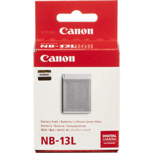 Canon NB-13L Lithium-Ion Battery Pack (3.6V, 1250mAh) - Image 2