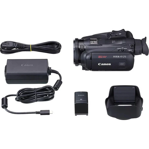 Canon Vixia HF G70 UHD 4K Camcorder (Black) - Image 4