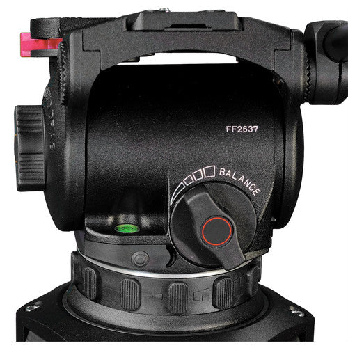 Cartoni Focus 10 Fluid Head (100mm Ball) - Image 2