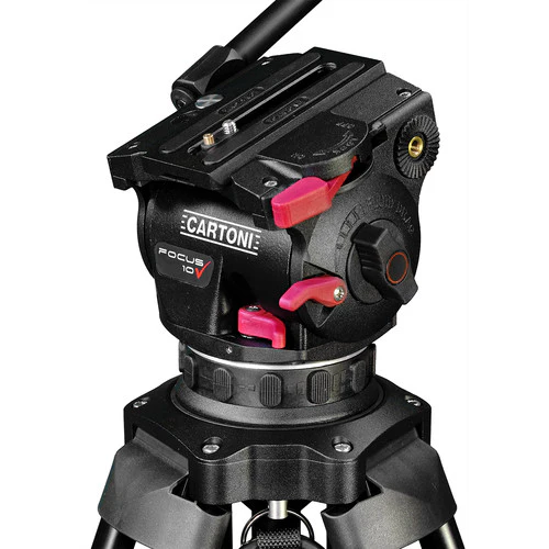 Cartoni Focus 10 Red Lock System (100mm Ball) - Image 3