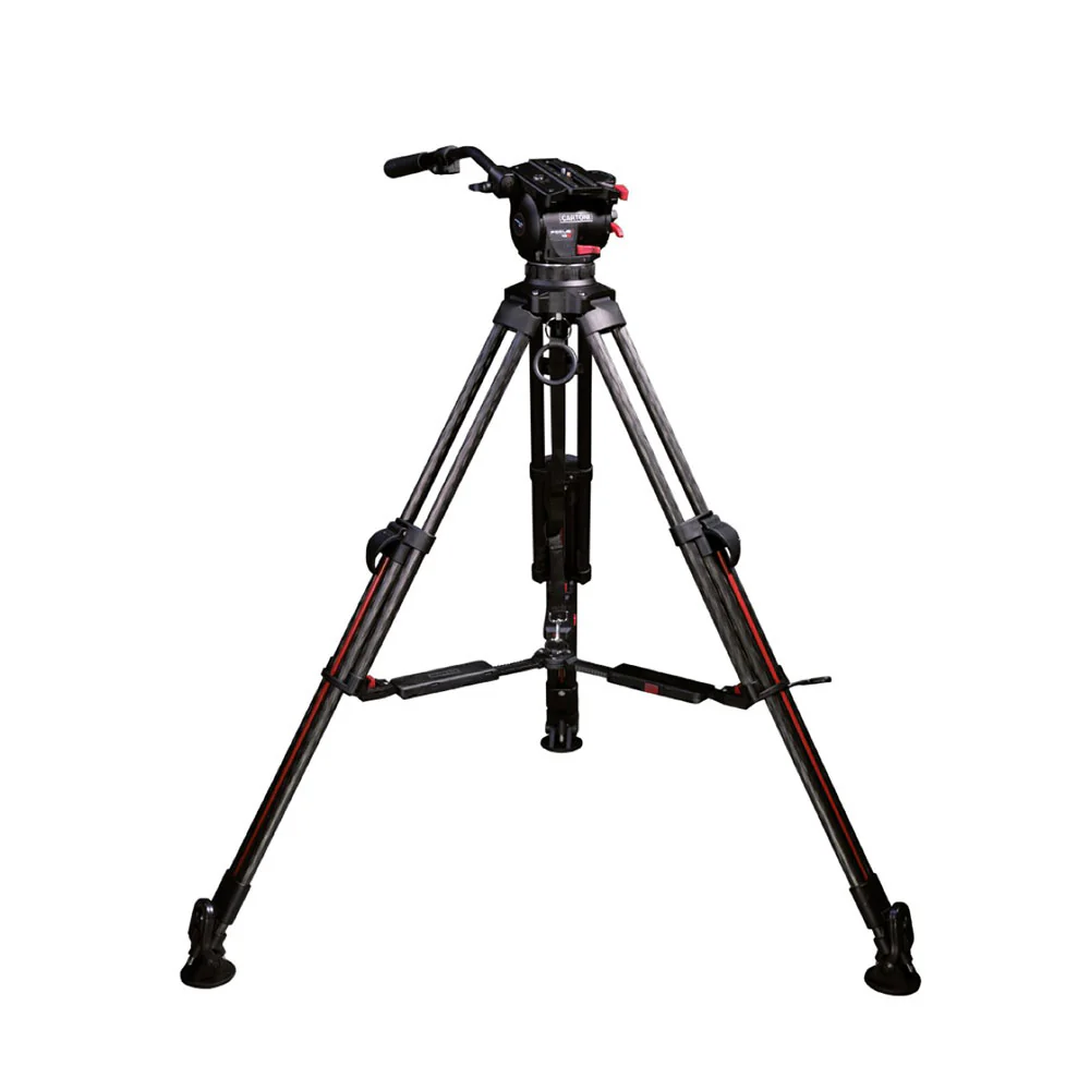 Cartoni Focus 10 SDS Fluid Head with 2-Stage Carbon Fiber Smart-Stop SDS Tripod System
