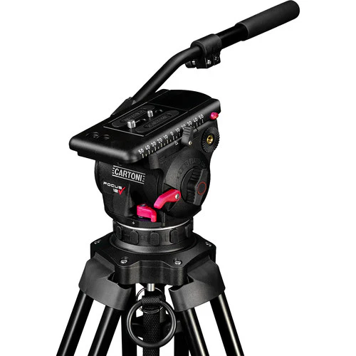 Cartoni FOCUS 12 w/Red Lock System (100mm Ball) - Image 2