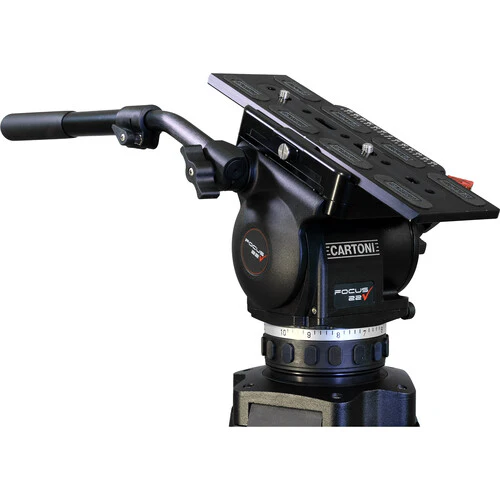 Cartoni Focus 22 Cine Fluid Head (100mm Half Ball) - Image 2