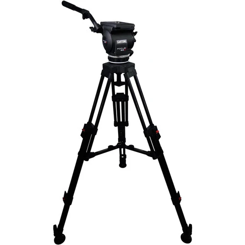 Cartoni Focus 22 Fluid Head with H602 Tripod Legs & Mid-Spreader (100mm) - Image 2
