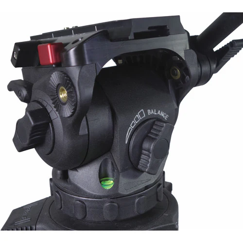 Cartoni Focus 8 Fluid Head & Two-Stage Tripod SDS System (Carbon Fiber) - Image 5