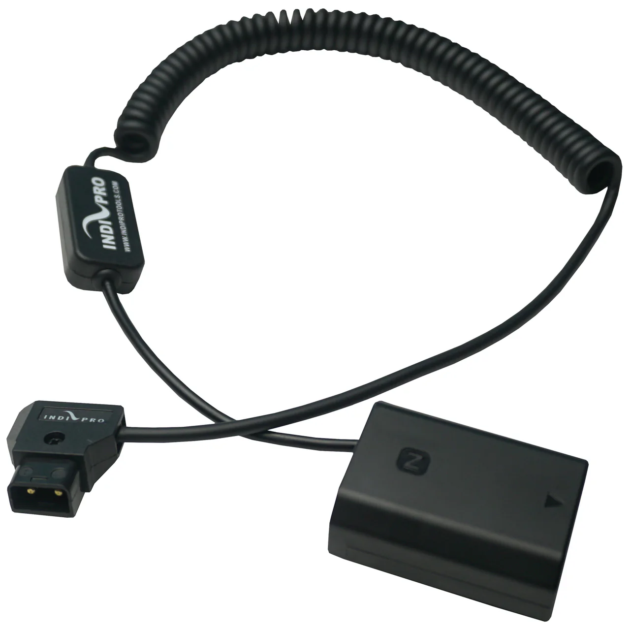 Coiled D-Tap to Sony a7 III (NP-FZ100) Type Dummy Battery (24-36") - Image 4