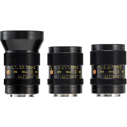 Cooke SP3 Full-Frame 3-Lens Prime Set (25/50/100mm, Sony E)